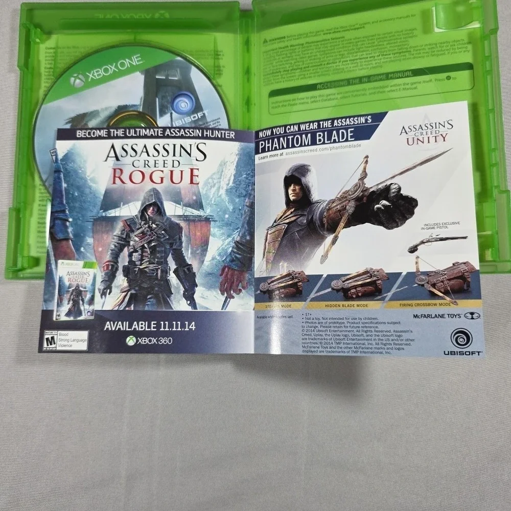 Assassins‎ Creed Unity Limited Edition Microsoft Xbox One 2014 TESTED